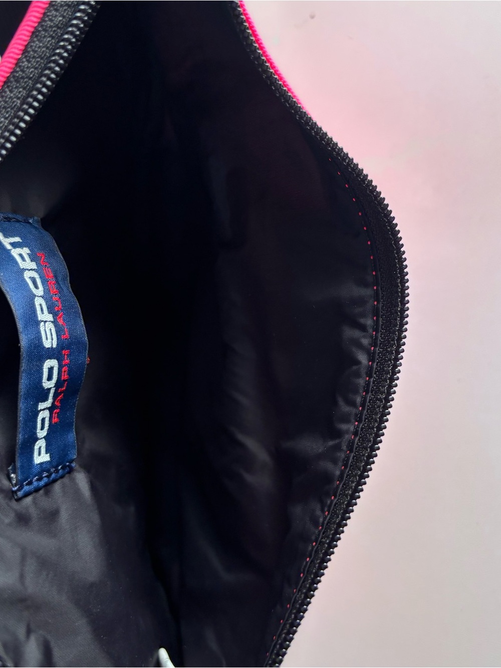 Ralph Lauren Polo Sport Hot Pink and Black Waist Bag - Picture 10 of 10